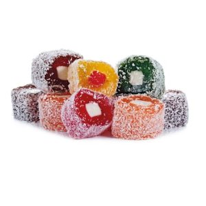 Meyveli Göbekli Lokum