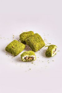 Antep Fıstıklı Kare Bohça